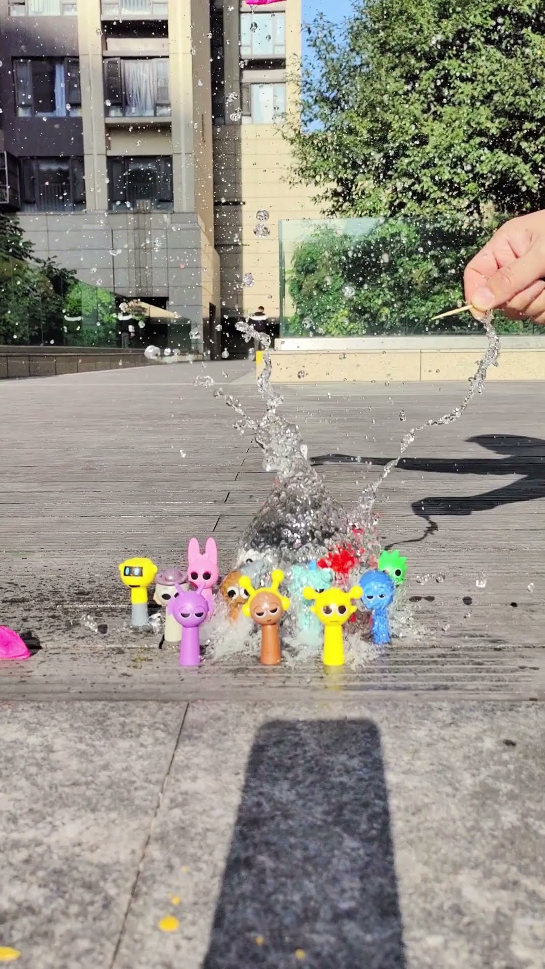 Sprunki vs water balloons