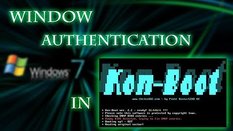How To Bypass Windows Authentication With Kon Boot In VB | HackerXploid |