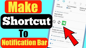How To Add Shortcut On Notification Bar
