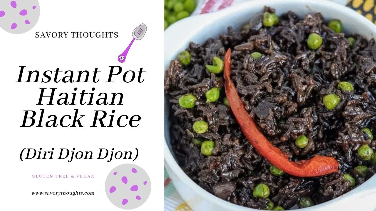 Diri ak Djon Djon (Haitian Black Mushroom Rice)