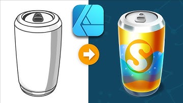 🥤 VECTOR a SODA | AFFINITY DESIGNER with Jhon | Art Class #31