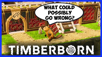 This EXPLOSIVE plan is just DYNAMITE!  - Timberborn Hard Mode Ep 3