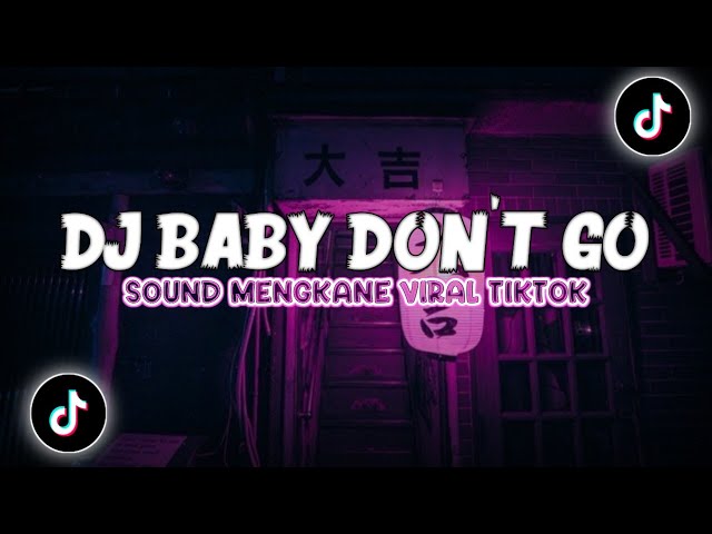 DJ BABY DON'T GO X TUMMERIYU SOUND MENGKANE VIRAL TIKTOK TERBARU class=