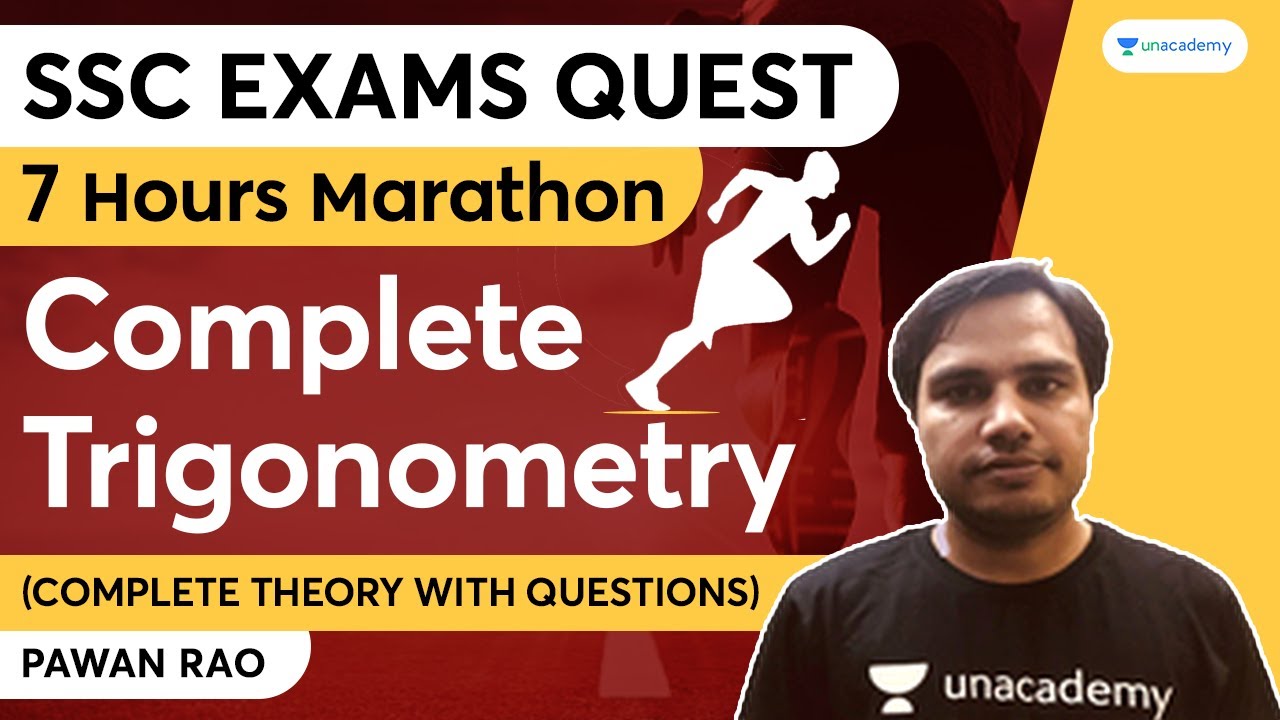 [Complete] Trigonometry | 7-Hour Marathon | Maths | SSC CGL 2019 ...