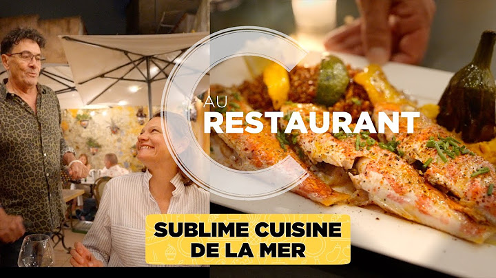Sublime cuisine de la mer