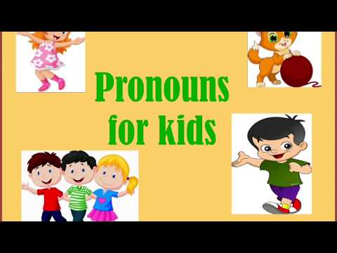 Pronouns for kids (Личные местоимения для детей)
