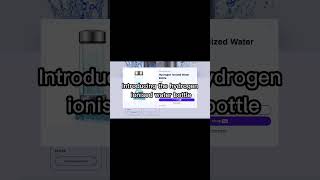 Hydrogen Water Bottle