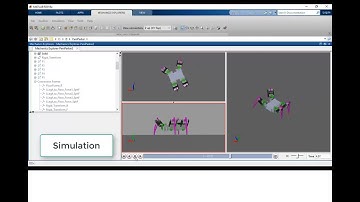 Quadruped Spider Robot MATLAB Simscape Multilink Simulation