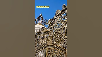 Mẫu cổng nhôm đúc buckingham chạy nhất năm 2022 | 09.2468.9888  #bietthu #congnhomduc #shorts