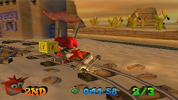 Crash Bandicoot: The Wrath of Cortex - Level 27: Ghost Town (Platinum Relic)