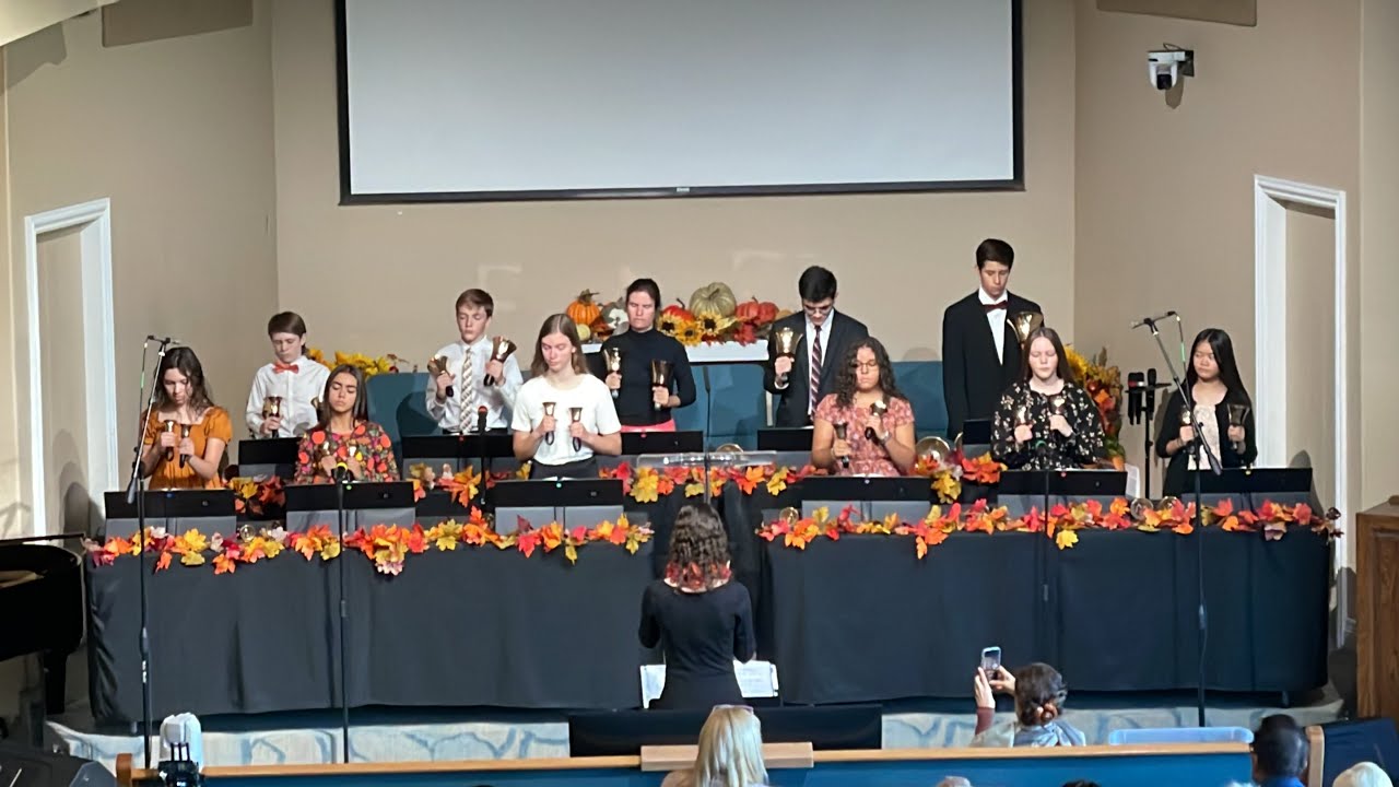 Hymns of Grateful Praise - 1st service - Handbell Choir - Mentone - YouTube