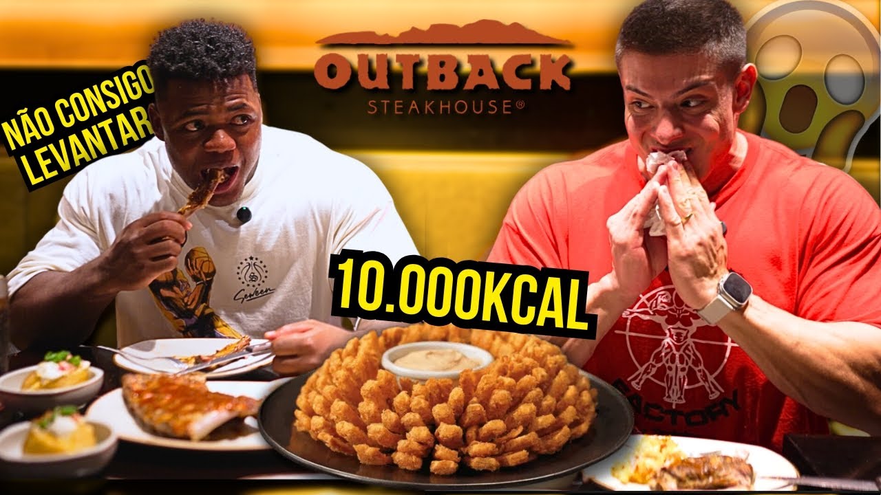 PANTERA APAVOROU O TENENTE BRENO NA REFEIÇÃO LIVRE | 10MIL KCAL NO OUTBACK!