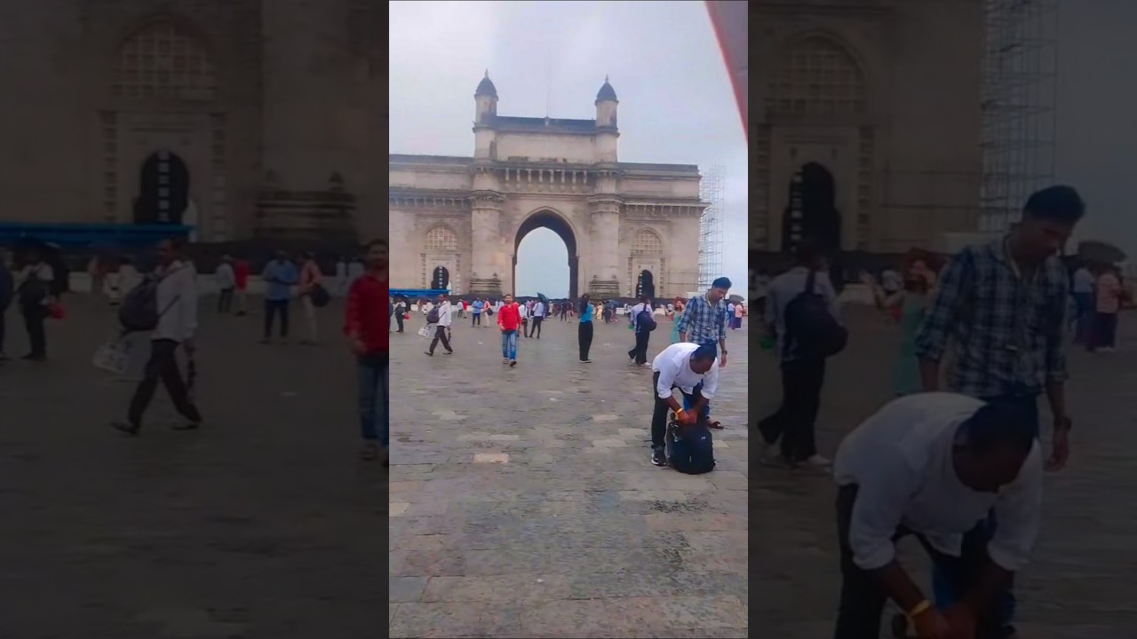 gate of india and Taj hotel 