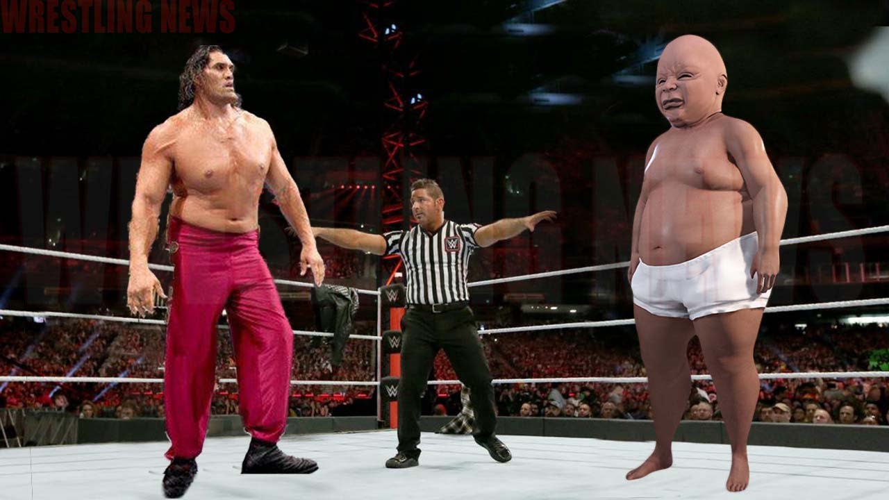 Great Khali vs Big Baby Match