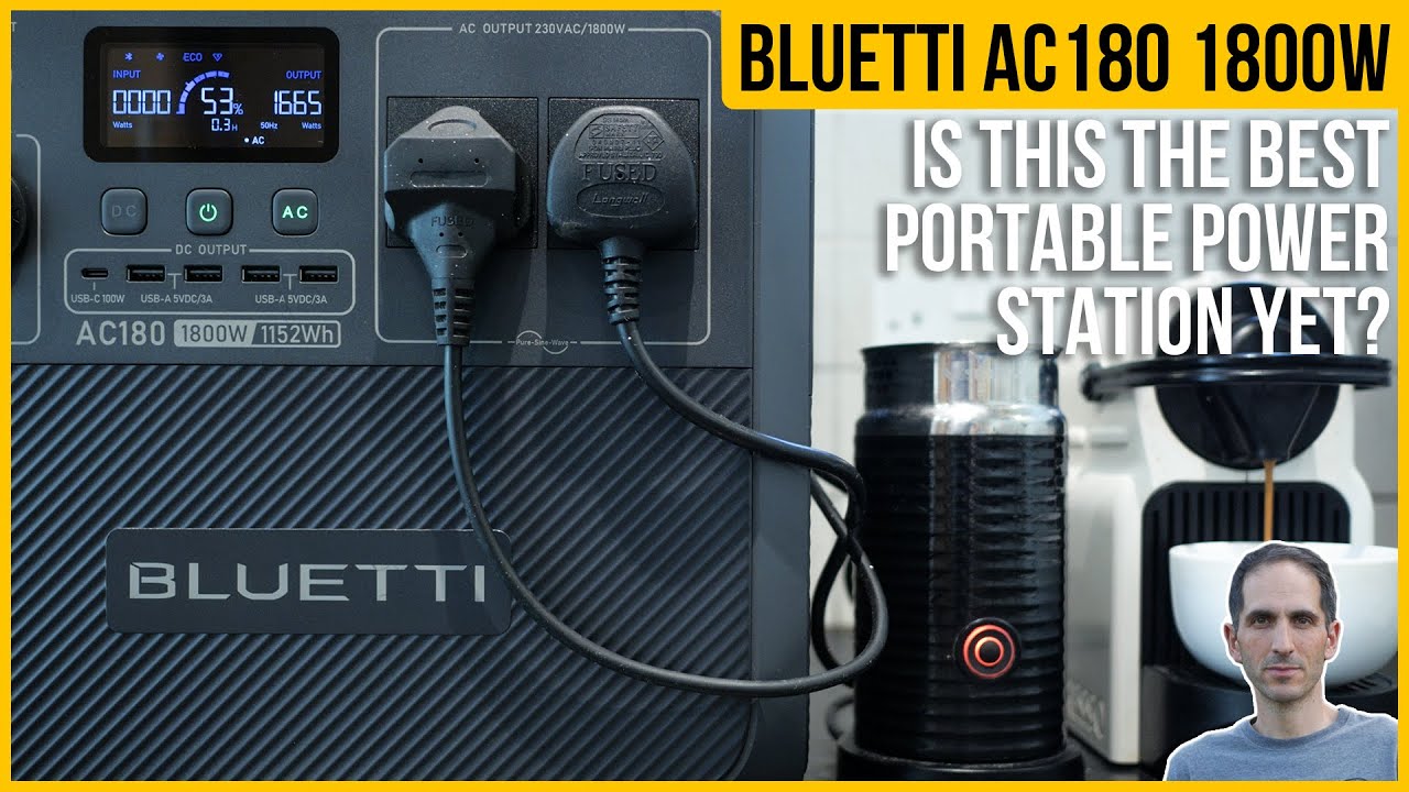 Bluetti AC180 Review  Best 1800W Power Station Solar Generator