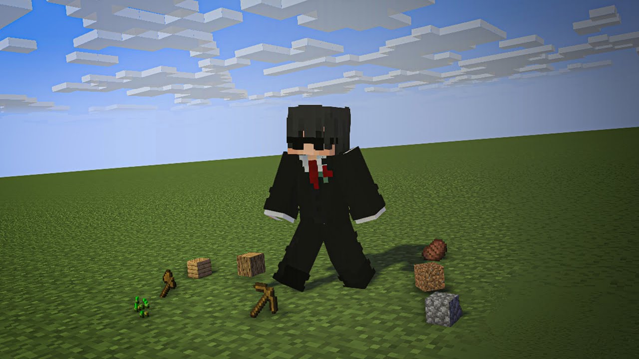 Minecraft, But I Can't Pick Up Blocks.... YouTube