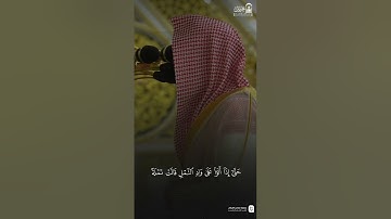 مقتطف من تلاوة فضيلة الشيخ د. #عبدالله_القرافي من صلاة الفجر الجمعة ٢٤ ذو الحجة ١٤٤٦ هـ