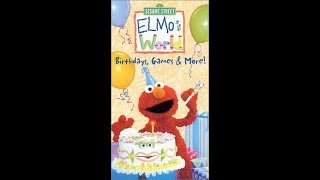 Closing To Elmos World Birthdays Games More 2001 Vhs