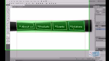 Fireworks CS5 Tutorial - Rollover Navigation Bar