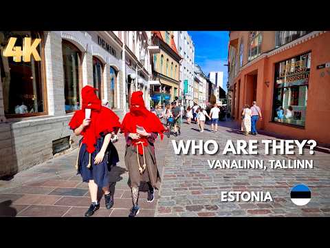 WHO ARE THEY? 🎭 Summer Walk in Vanalinn, Tallinn