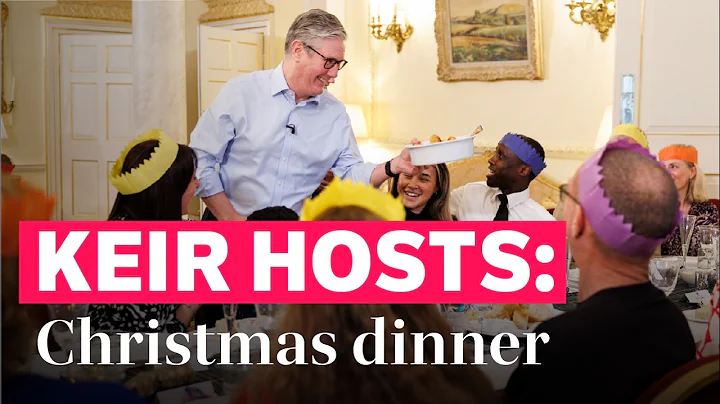 Keir Starmer hosts Christmas dinner in Downing Street with public sector workers