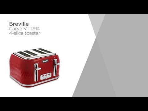 Breville Curve VTT911 4-Slice Toaster - White & Chrome | Product Overview | Currys PC World