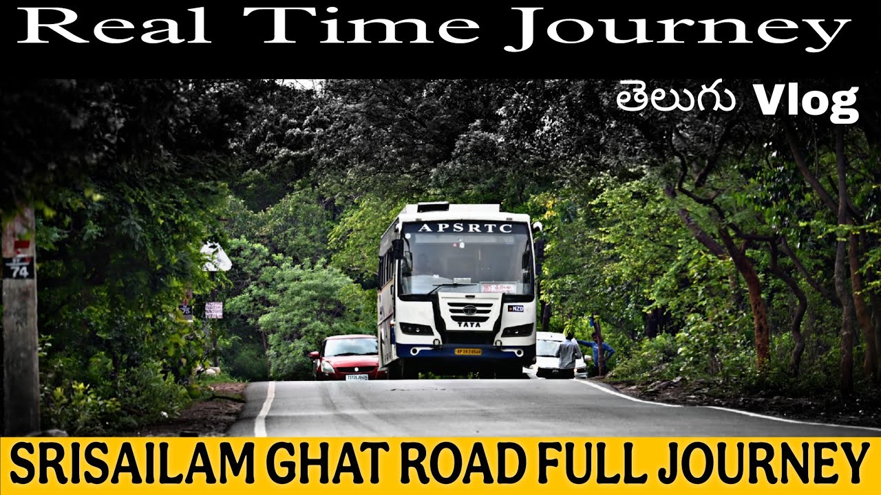 SRISAILAM GHAT ROAD FULL JOURNEY - REAL TIME JOURNEY BY SML ISUZU BUS