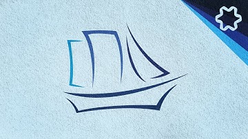 ships boats water logo design tutorial / Adobe illustrator Tutorial for beginners