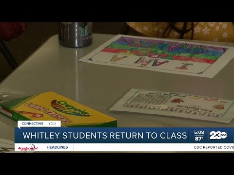 Whitley Elementary School Students Head Back to Campus