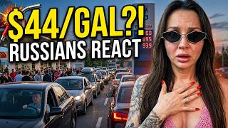 Gas Hits $44 a Gallon?! | Russians React as Fuel Prices Explode