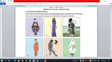 English 9   unit 2 Clothing   getting started