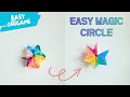 Magic Circle Origami Toy | Easy Transforming Paper Ring for Kids