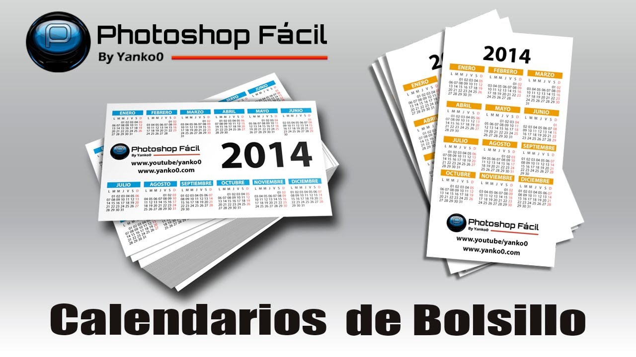 Calendarios De Bolsillo Templates Photoshop Facil Yanko0 Youtube crear un calendario de bolsillo