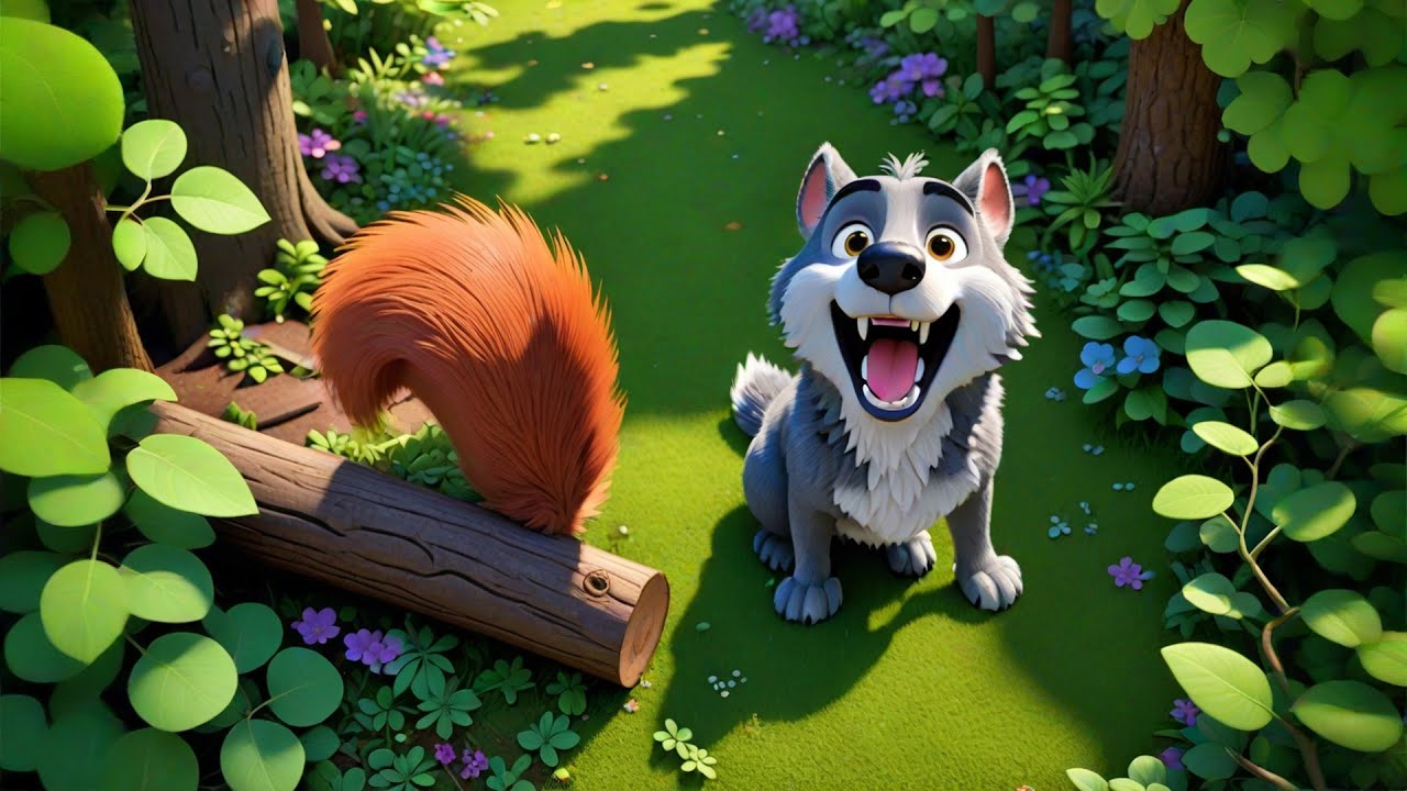 Three Fuzzy Wolves Howl at Noon | Fun Counting Song for Kids | Nursery ...