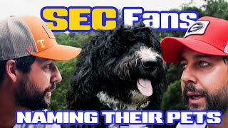 SEC Football Fans Naming Their Pets