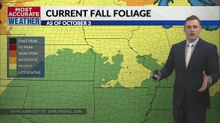 Seasonal temperatures and fall foliage returning this week