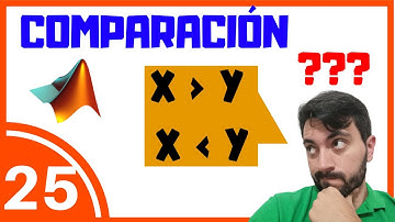 Comparadores en Matlab 🤓 [Operadores RELACIONALES y LÓGICOS] #025