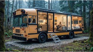 I Built a Hidden Bus Shelter Deep in the Jungle – Night Rain ASMR screenshot 5