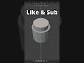 Blender Low Poly Flower Pot Timelapse #shorts