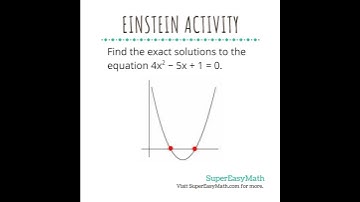 What are the solutions? #tiffany #supereasymath #math #einsteinactivity #solutions #equation