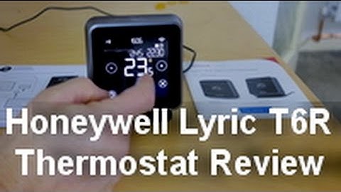 honeywell lyric t6r wireless thermostat review and walk through