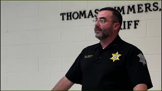 Calhoun County Chief Deputy Matt Trentham discusses a kidnapping incident involving two 15-year-old