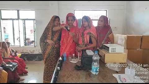 FTK TRAINING OF 5 WOMEN IN HASERAN BLOCK IN KANNAUJ DISTRICT