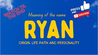 Meaning of the name Ryan. Origin, life path & personality. screenshot 4