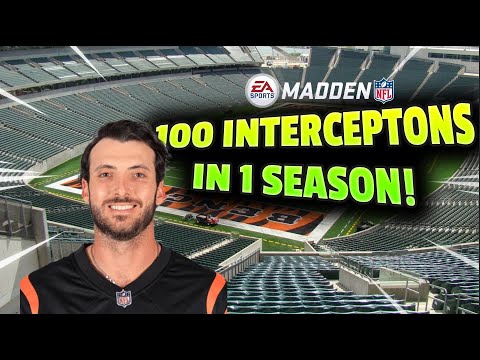 Throwing 100 Interceptions in an NFL Season (Madden 23)