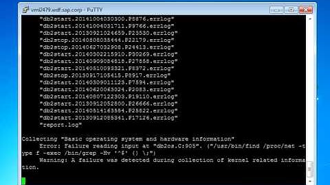 How to call db2support