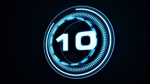 Motion Graphics File: Countdown (10 sec)