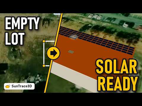 Draw a Building on an Empty Lot and Design Its Solar in 40 Seconds
