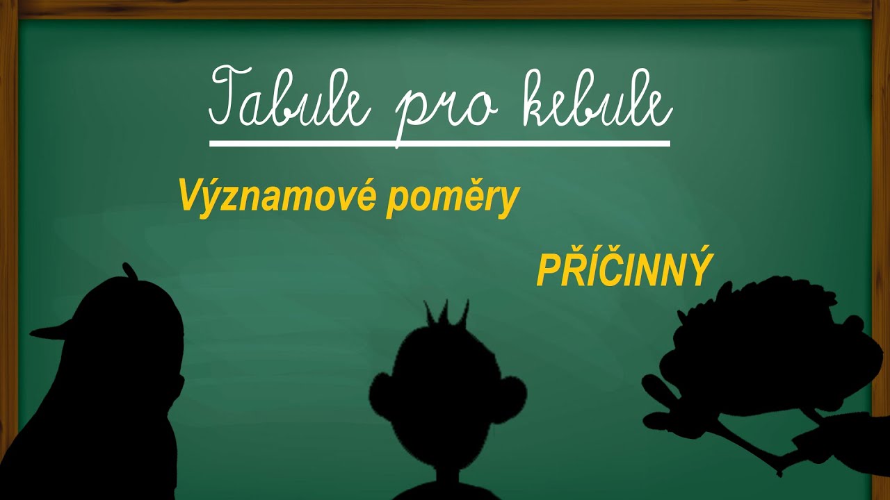 Příčinný poměr mezi hlavními větami
