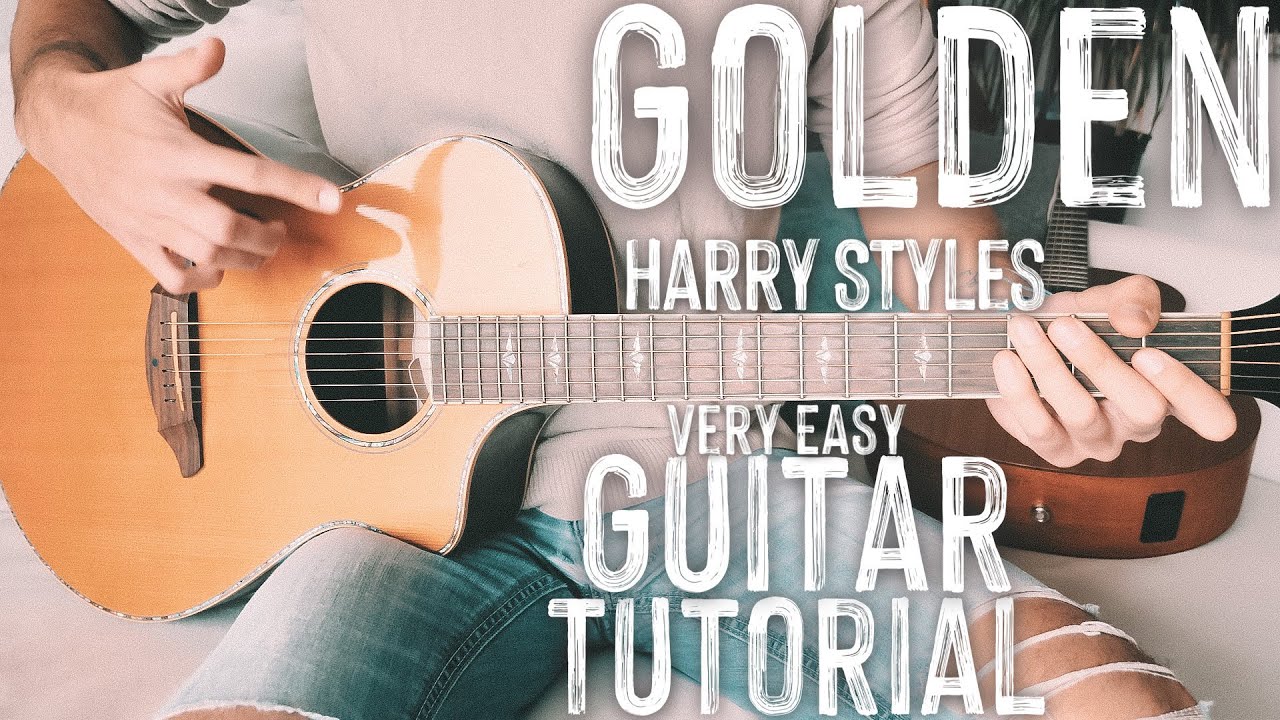 Golden Harry Styles Guitar Tutorial // Golden Guitar // Guitar Lesson 